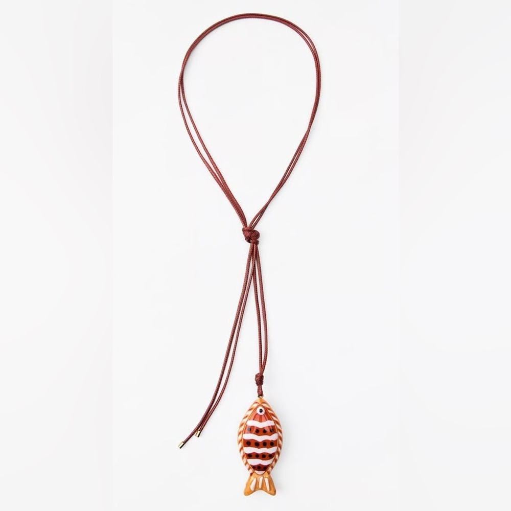 Zara Fish Pendant Necklace